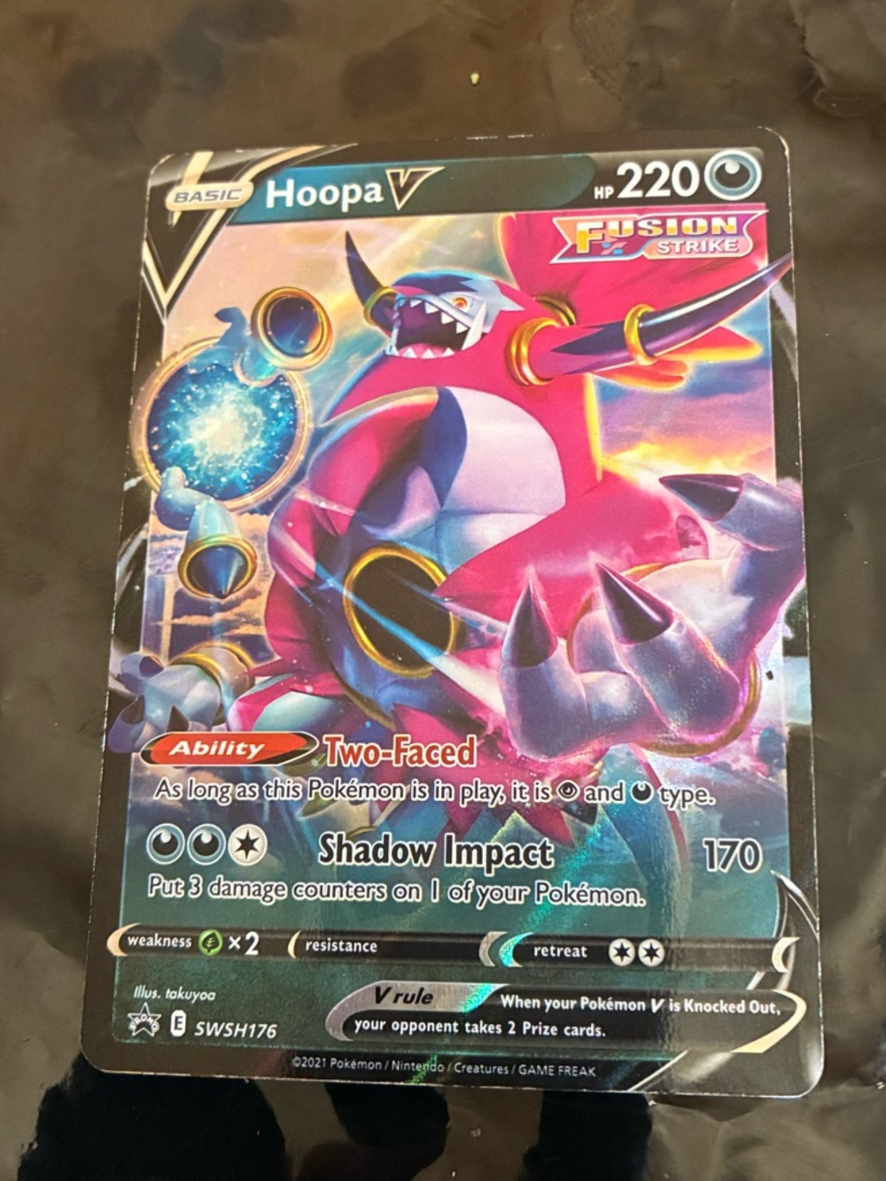Hoopa Pokémon Card - Basic - 220 HP.